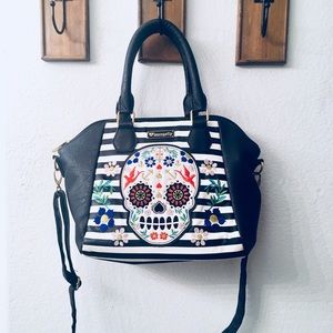 LoungeFly Sugar Skull Handbag
